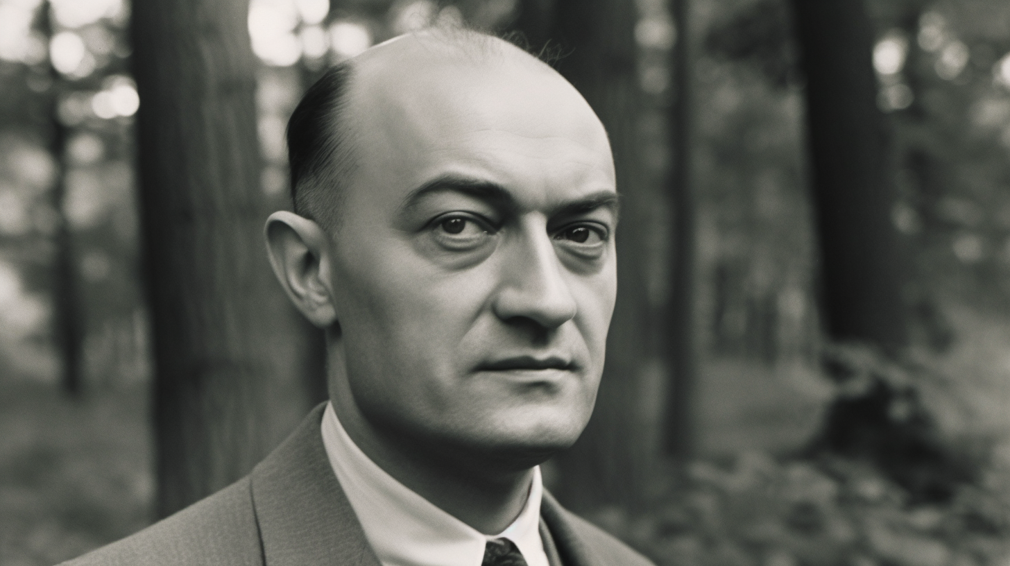 La fausse photographie de Joseph Schumpeter qui illustre cet article est un cliché tiré de l'AI Midjourney